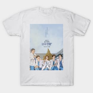 Hospital Playlist- K drama pop art poster T-Shirt